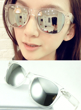 Retro Mirror sunglasses ミラ&amp;#12540; サングラス 레트로실버미러선글라스/미러렌즈선글라스/연예인선글라스/uv400선글라스/자외선차단선글라스/특이한선글라스/독특한선글라스/최신선글라스/거울선글라스/실버미러선글라스
